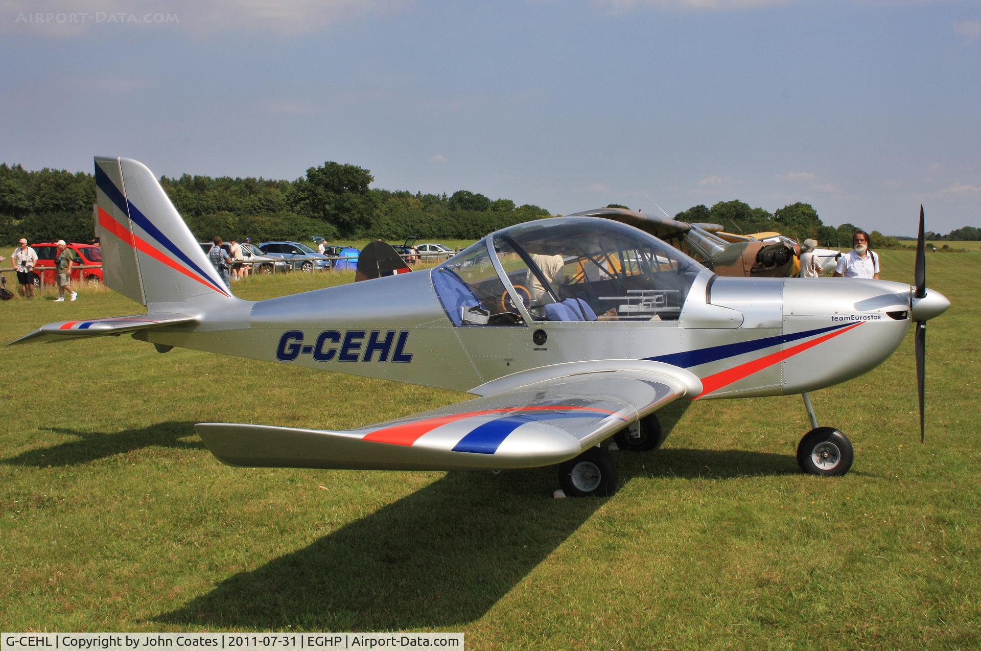 G-CEHL, 2006 Aerotechnik EV-97 TeamEurostar UK C/N 2928, At Popham fly-in