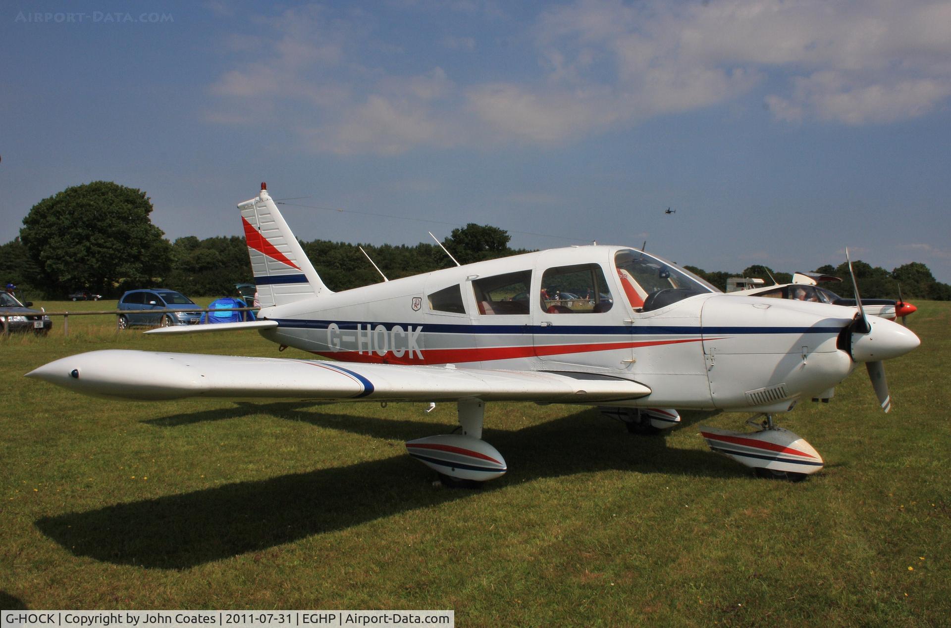 G-HOCK, 1967 Piper PA-28-180 Cherokee C/N 28-4395, At Popham fly-in