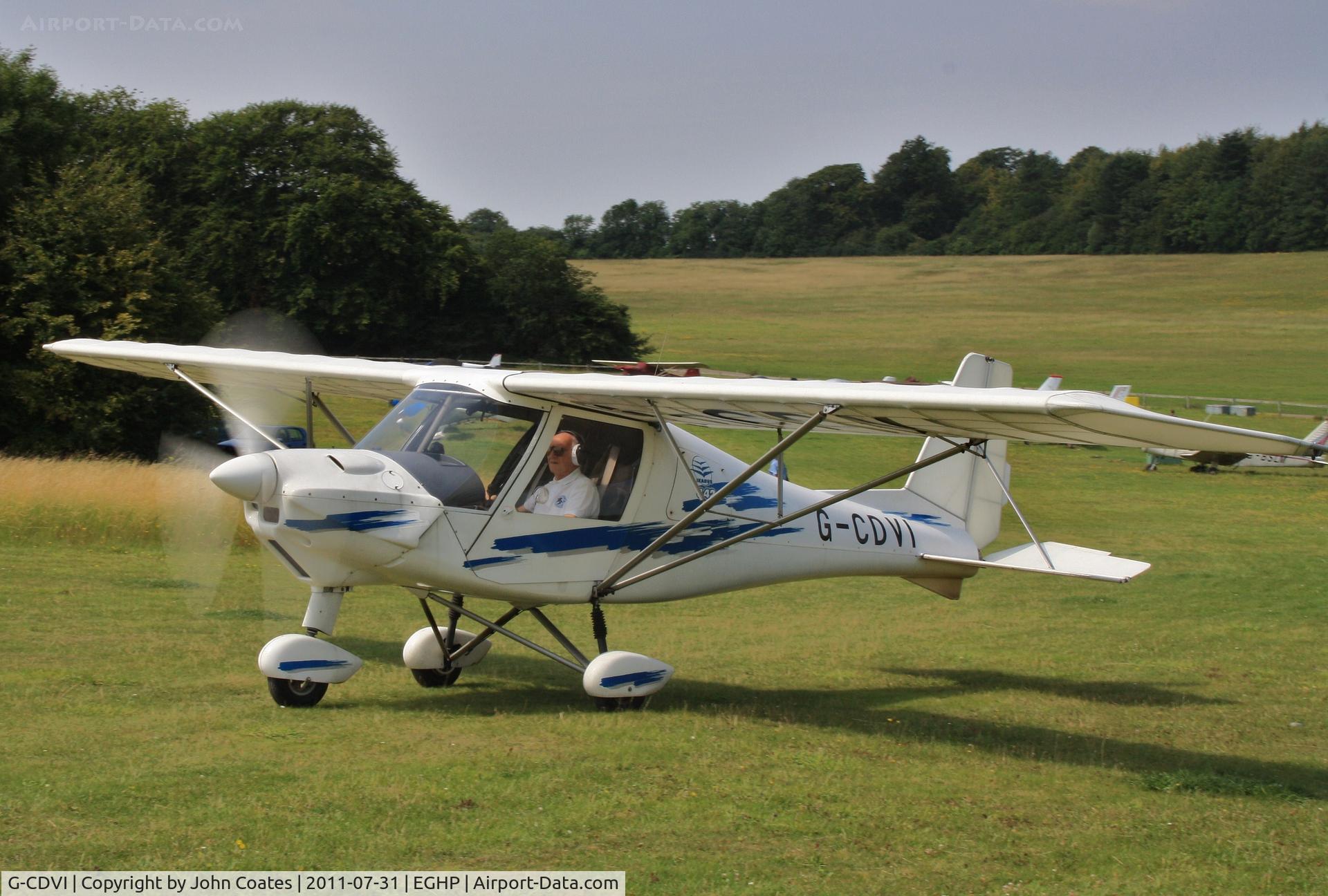 G-CDVI, 2006 Comco Ikarus C42 FB80 C/N 0602-6794, At Popham fly-in