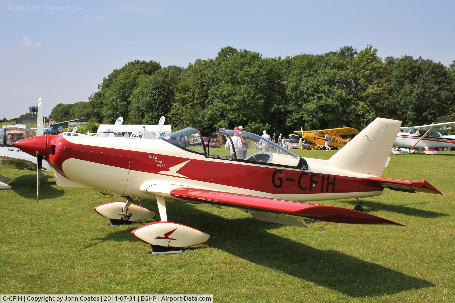 G-CFIH, 2008 Piel CP-1320 Saphir C/N PFA 170-11266, At Popham fly-in