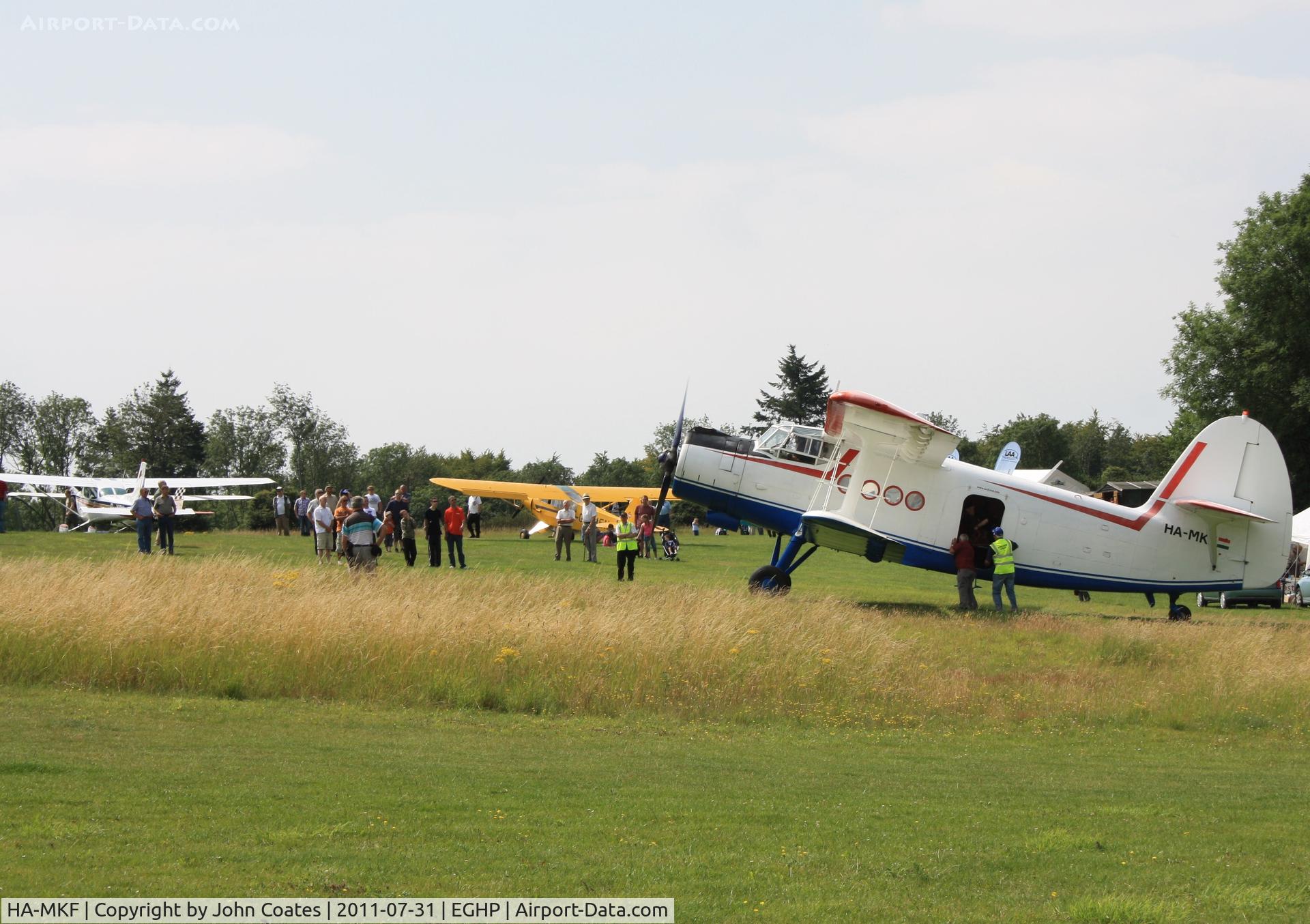 HA-MKF, 1985 Antonov An-2TP C/N 1G233-43, At Popham summer fly-in