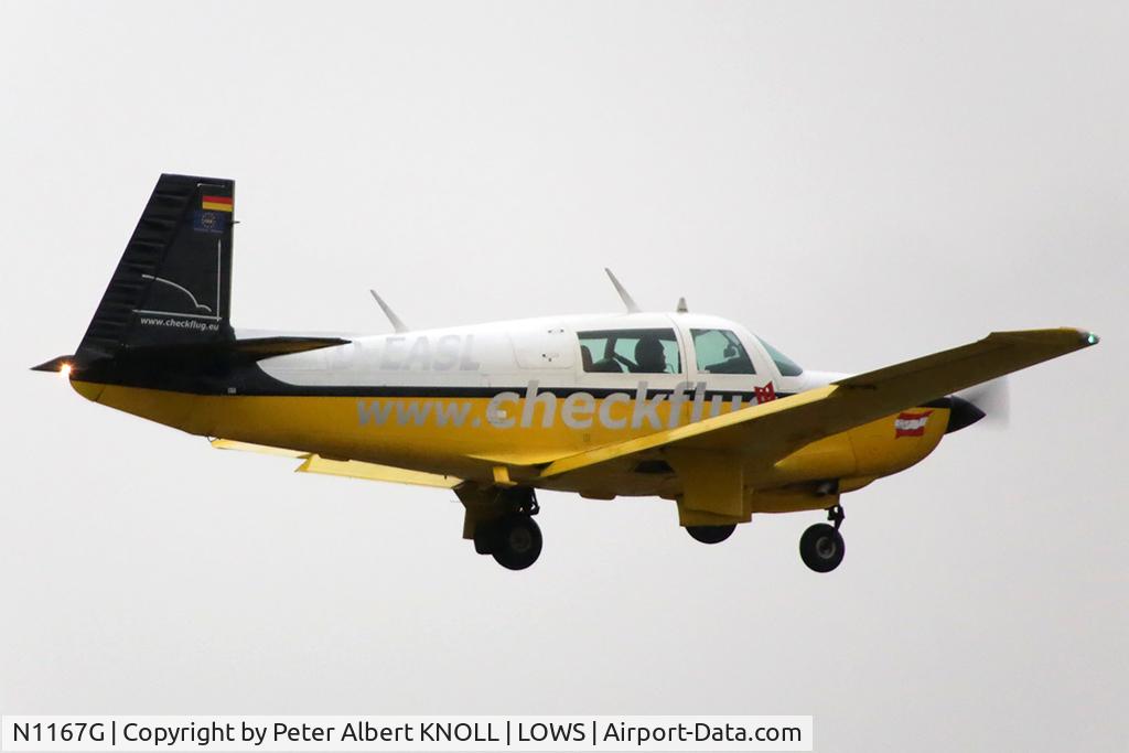 N1167G, Mooney M20K C/N 250688, now D-EASL Homebase LOWS   office@checkflug.eu

www.checkflug.eu