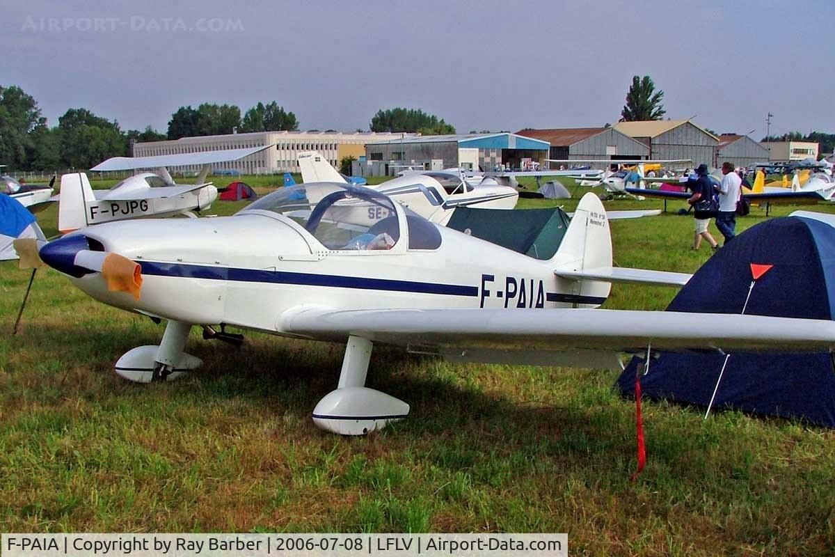 F-PAIA, Nicollier HN-700 Menestrel II C/N 124, Nicollier HN.700 Menestrel [124] Vichy~F 08/07/2006