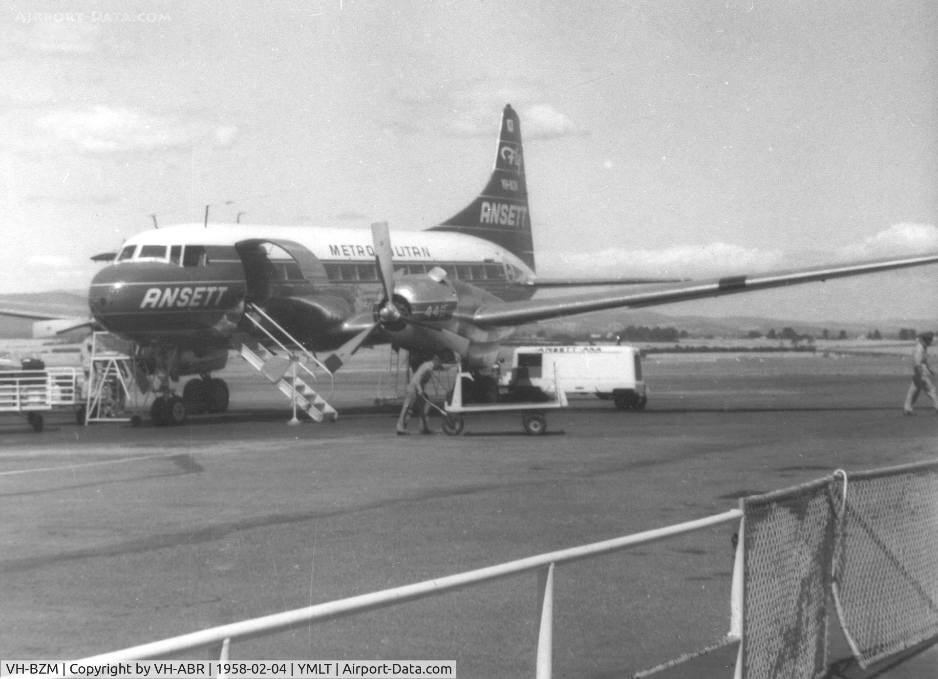 VH-BZM, 1957 Convair CV-580 (440-61) C/N 465, My first flight.