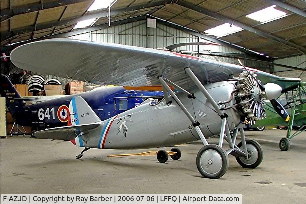 F-AZJD, Dewoitine D.27-SA C/N SA-290, Dewoitine D.26-1 [322] La Ferte Alais~F 06/07/2006
