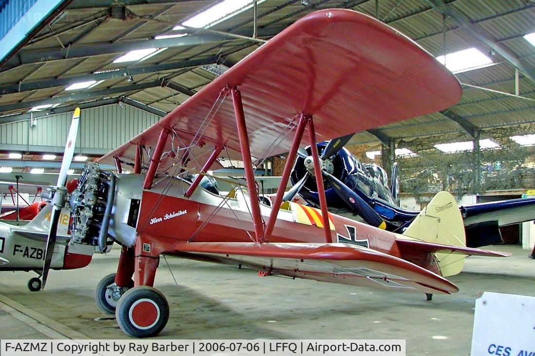 F-AZMZ, Boeing E75 C/N 75.SA.98, Boeing Stearman E75 Kaydet [75-SA98] La Ferte Alais~F 06/07/2006