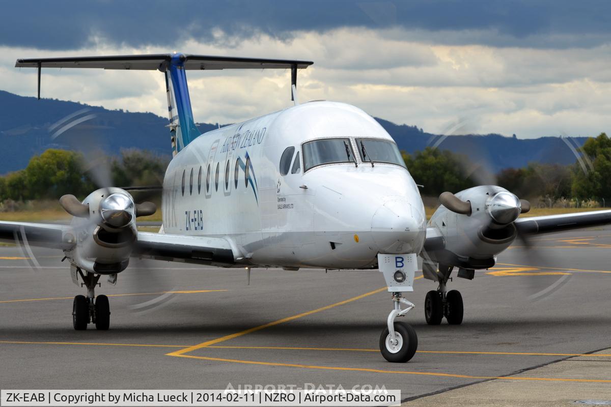 ZK-EAB, 2001 Raytheon 1900D C/N UE-425, At Rotorua