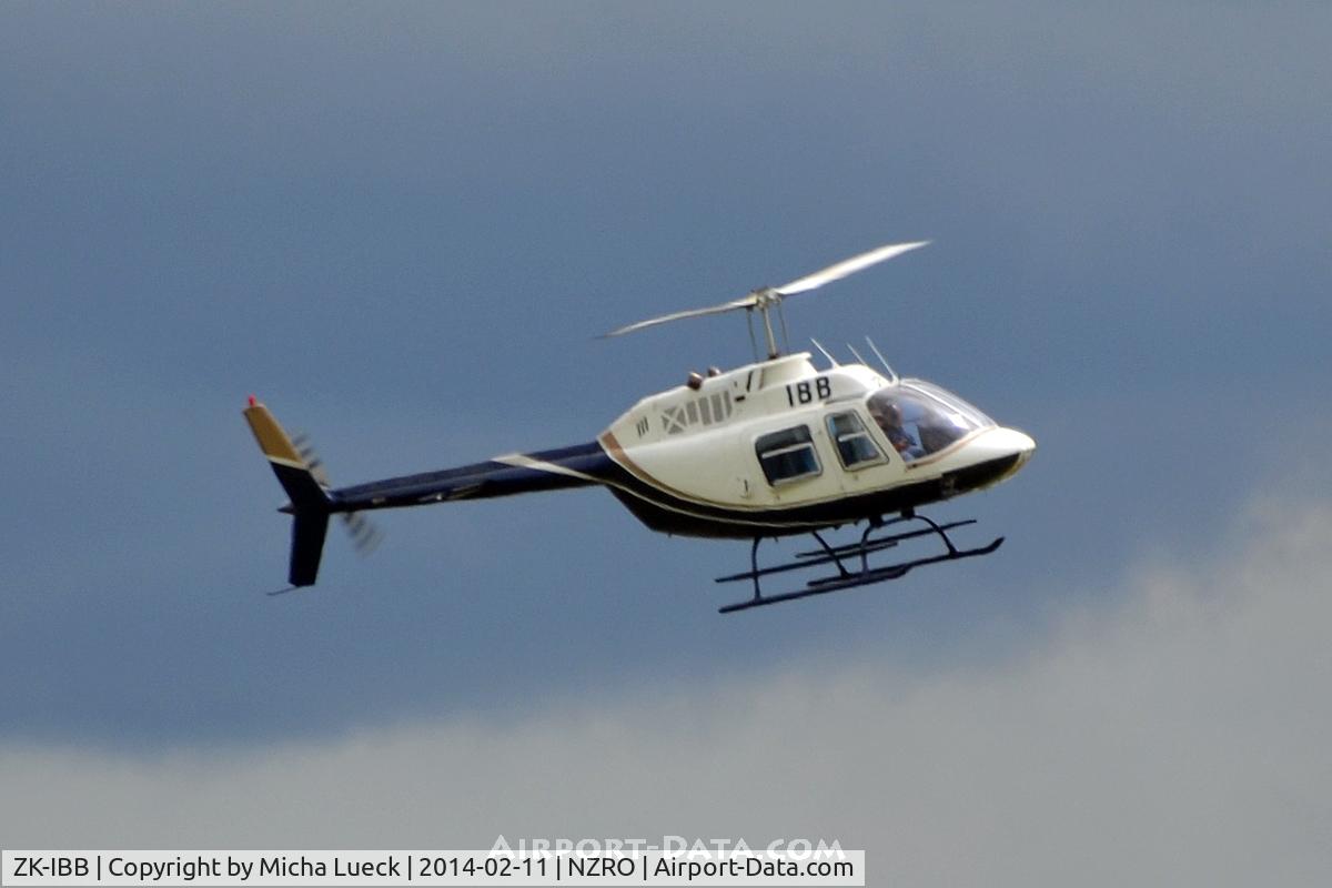 ZK-IBB, Agusta AB-206B JetRanger II C/N 8015, At Rotorua