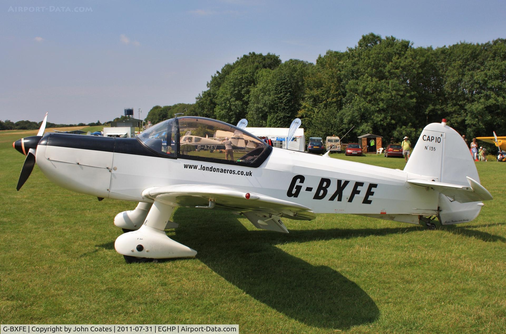 G-BXFE, 1981 Mudry CAP-10B C/N 135, At Popham fly-in
