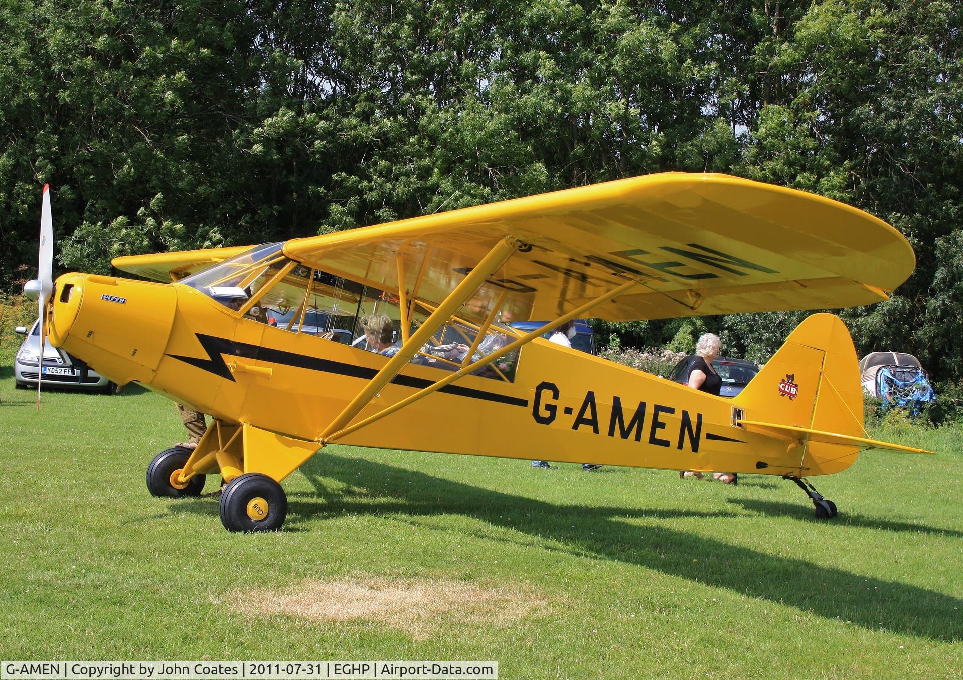 G-AMEN, 1952 Piper L-18C Super Cub C/N 18-1998, At Popham fly-in