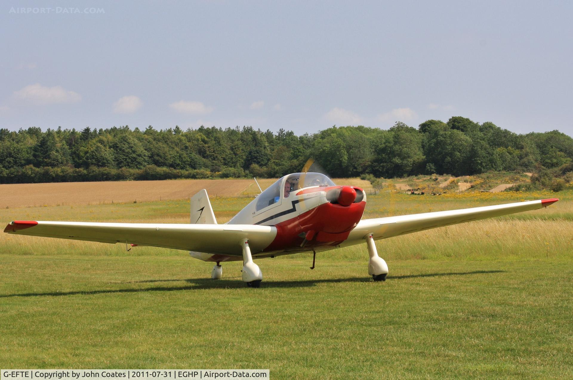 G-EFTE, 1961 Bolkow Bo-207 C/N 218, At Popham fly-in
