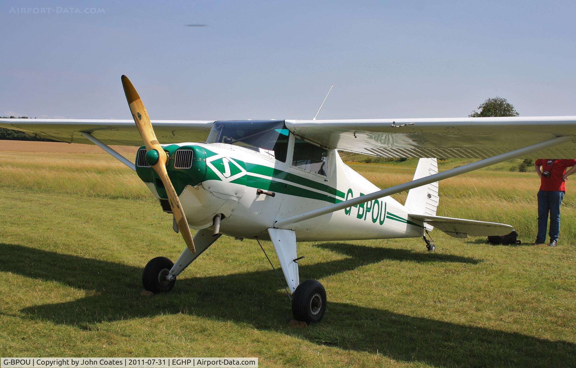 G-BPOU, 1946 Luscombe 8A C/N 4159, At Popham fly-in