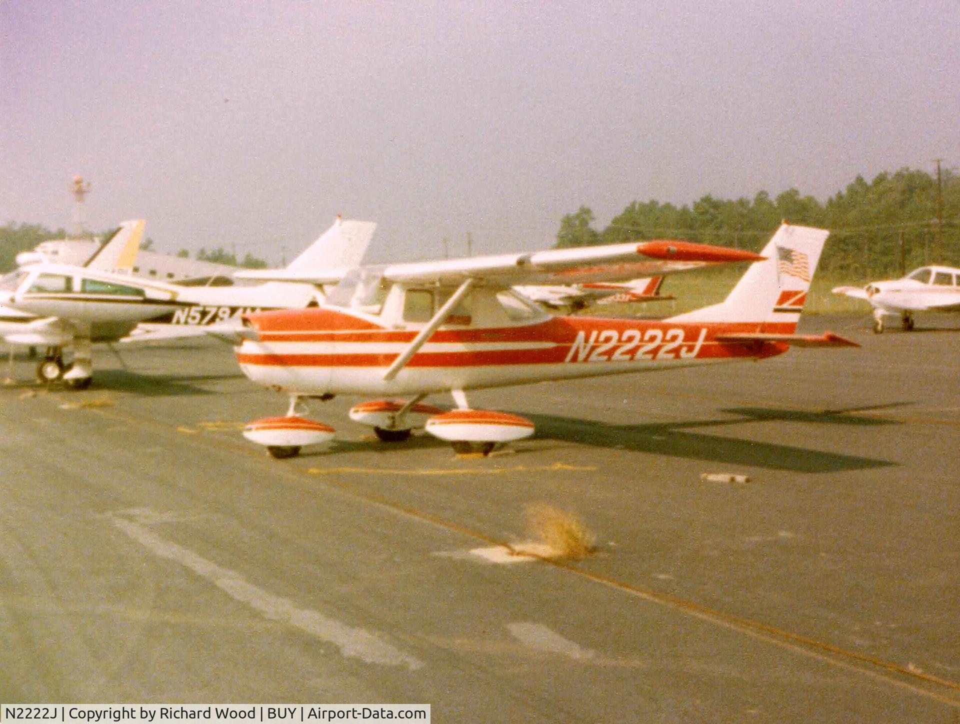 N2222J, 1966 Cessna 150G C/N 15065422, N2222j at Burlington, NC (Alamance County) airport.