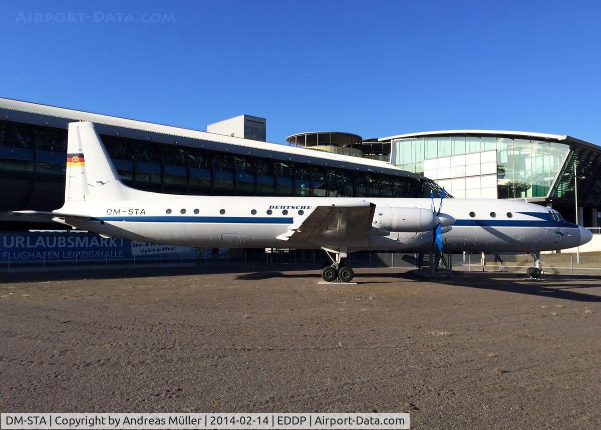 DM-STA, 1960 Ilyushin Il-18V C/N 180001905, Preserved at Leipzig airport.