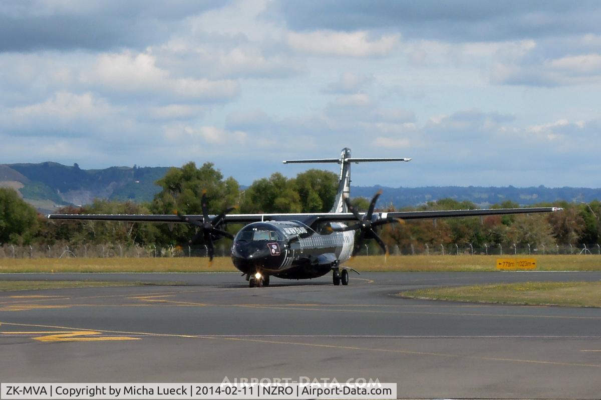 ZK-MVA, 2012 ATR 72-600 (72-212A) C/N 1051, At Rotorua