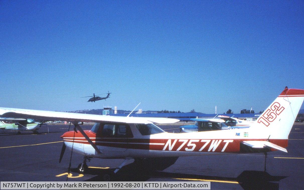 N757WT, Cessna 152 C/N 15280068, On the ramp at Troutdale
