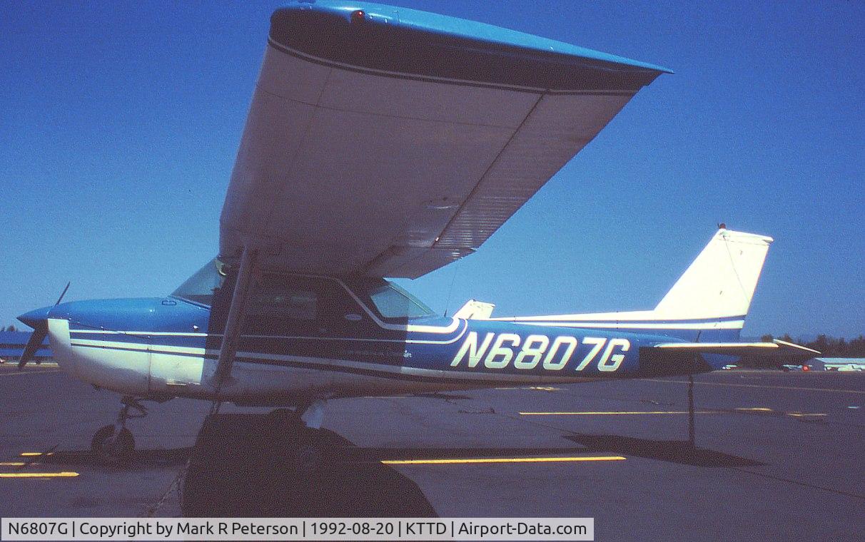 N6807G, 1970 Cessna 150L C/N 15072307, Mt Hood Aviation  rental