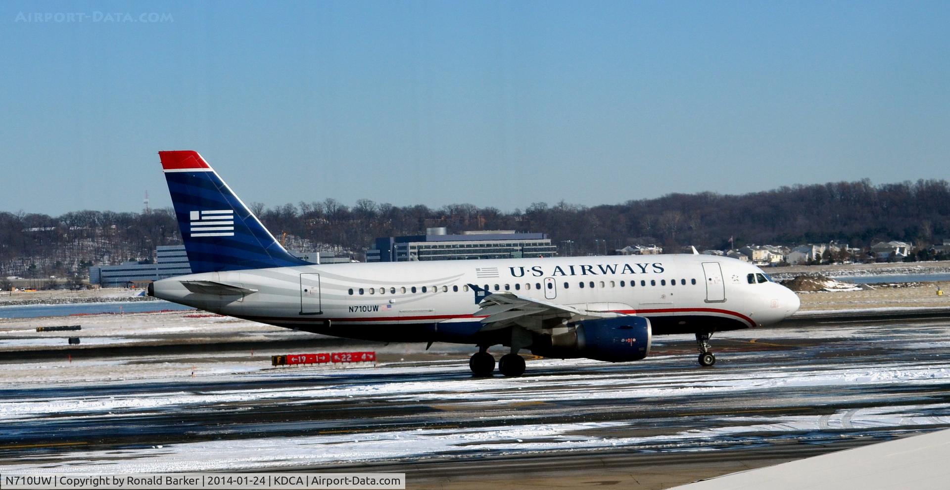 N710UW, 1999 Airbus A319-112 C/N 1019, Taxi National