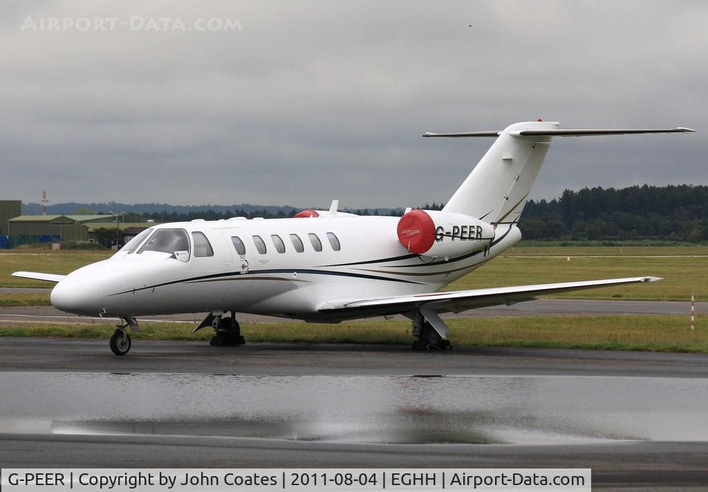 G-PEER, 2007 Cessna 525A CitationJet CJ2+ C/N 525A-0360, At CSE