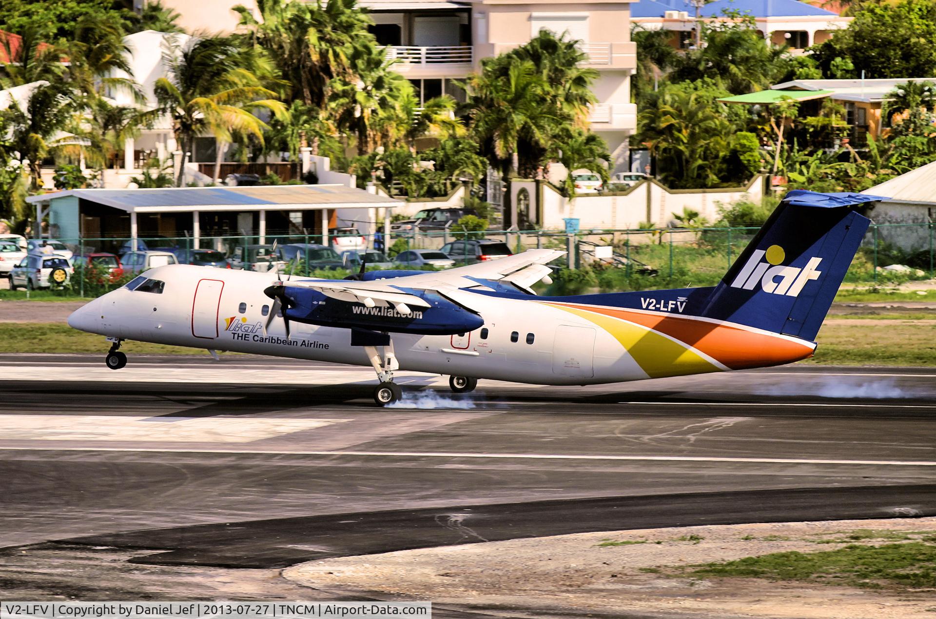V2-LFV, 1991 De Havilland Canada DHC-8-311 Dash 8 C/N 283, V2-LFV
