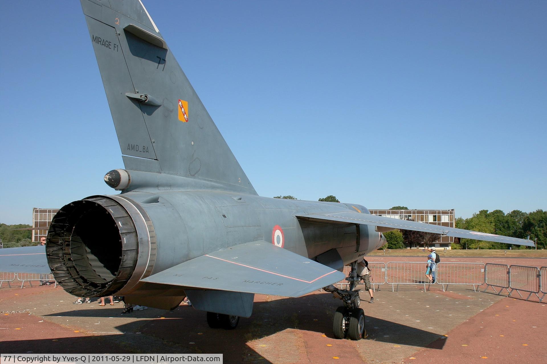 77, Dassault Mirage F.1C C/N 77, Dassault Mirage F1-C, Rochefort-St Agnant AB 721 (LFDN-RCO) Open day 2011