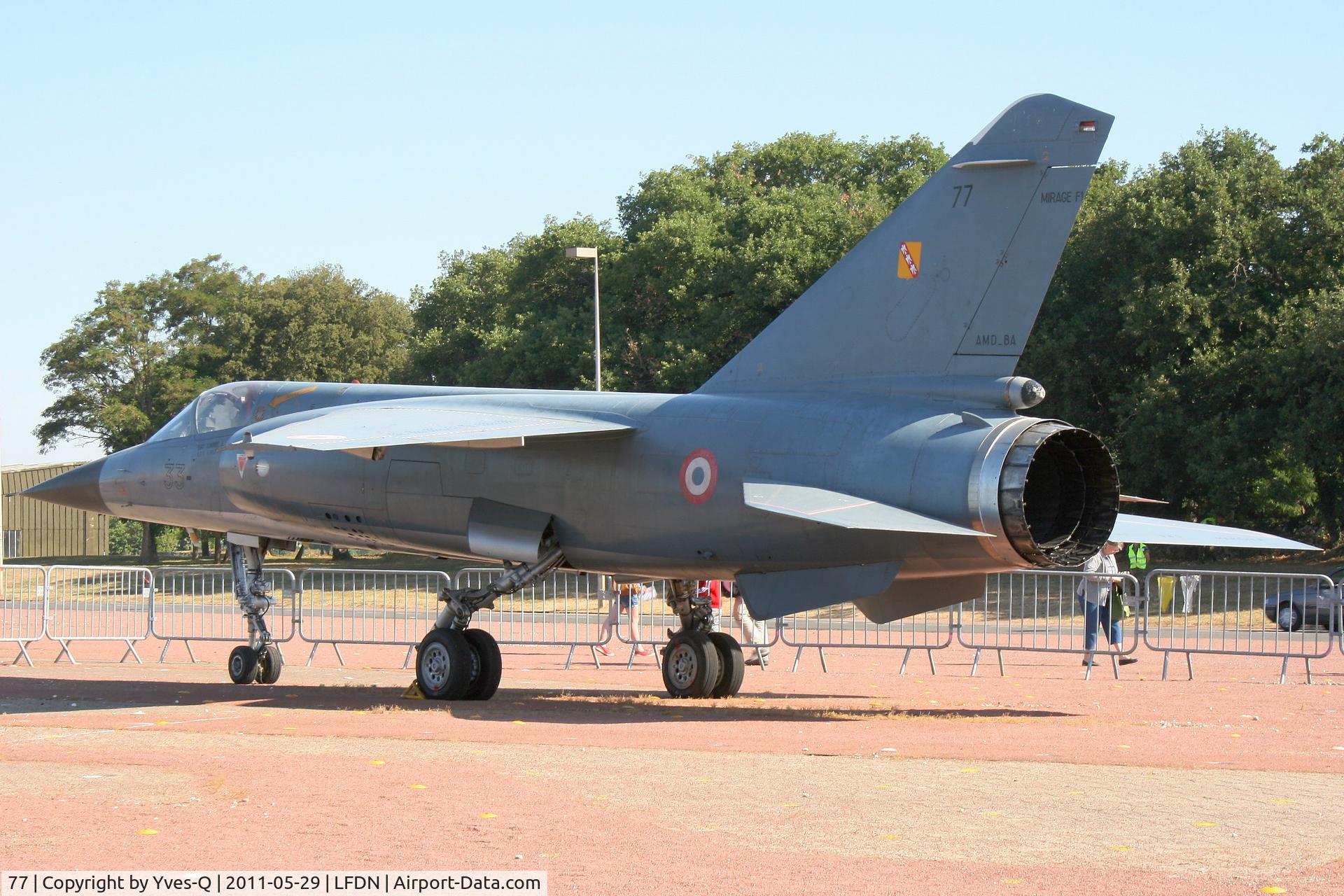 77, Dassault Mirage F.1C C/N 77, Dassault Mirage F1-C, Rochefort-St Agnant AB 721 (LFDN-RCO) Open day 2011