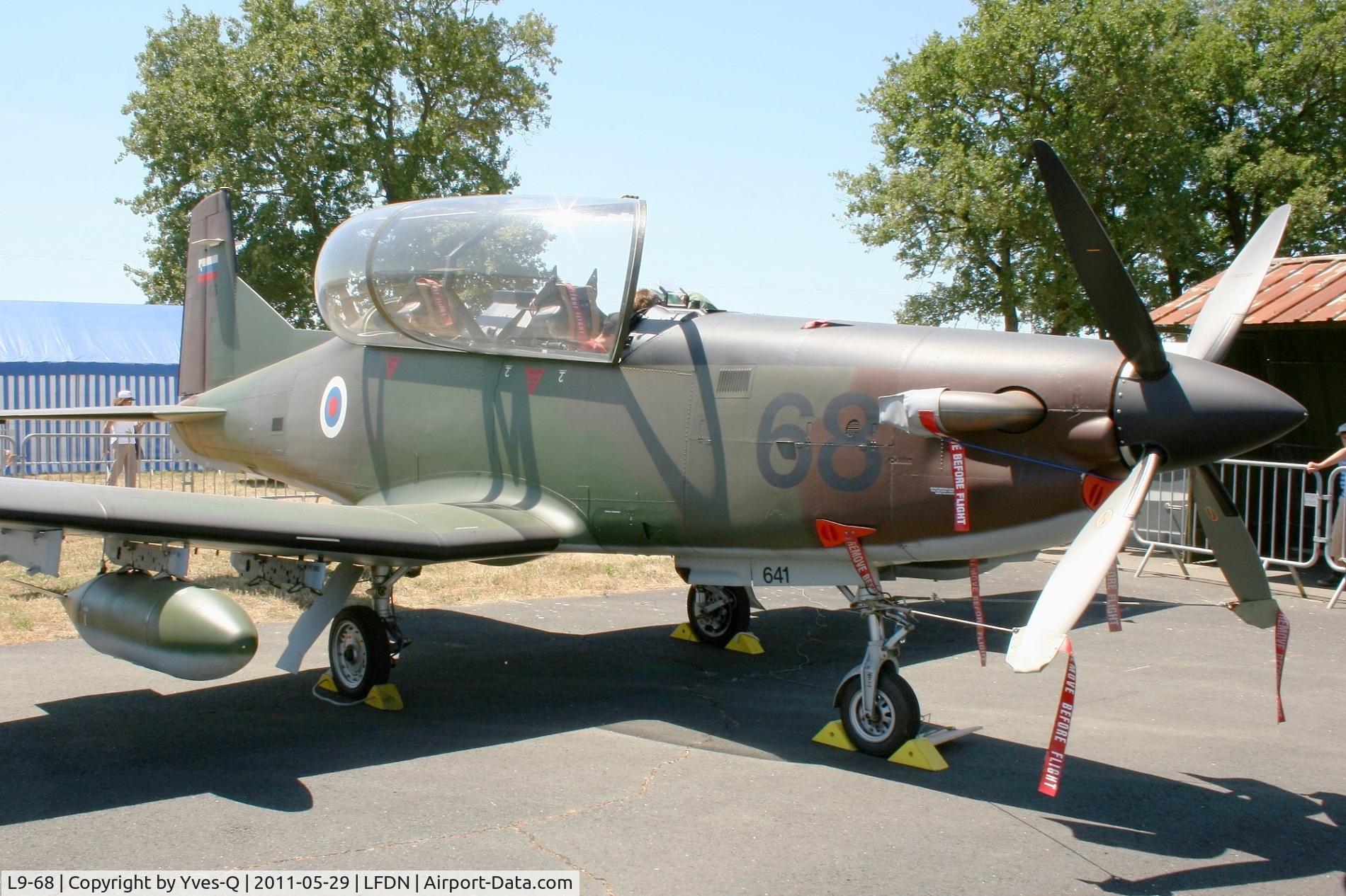 L9-68, Pilatus PC-9M Hudournik C/N 641, Slovenian Air Force Pilatus PC-9M, Static display, Rochefort-St Agnant Air Base 721 (LFDN-RCO) Open day 2011