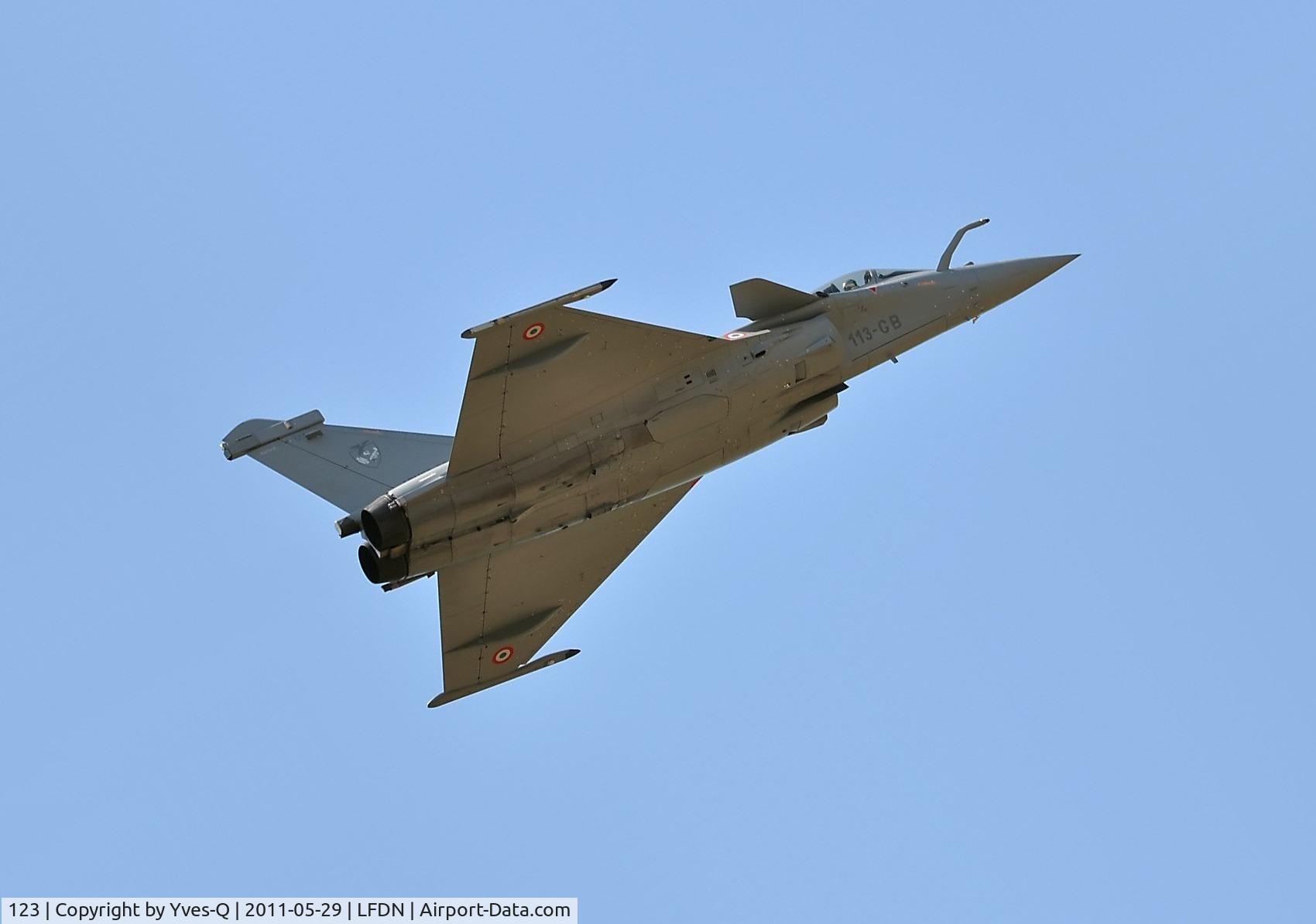 123, 2010 Dassault Rafale C C/N 123, French Air Force Dassault Rafale C (113-GB), Solo display, Rochefort-St Agnant AFB (LFDN-RCO) Open day 2011