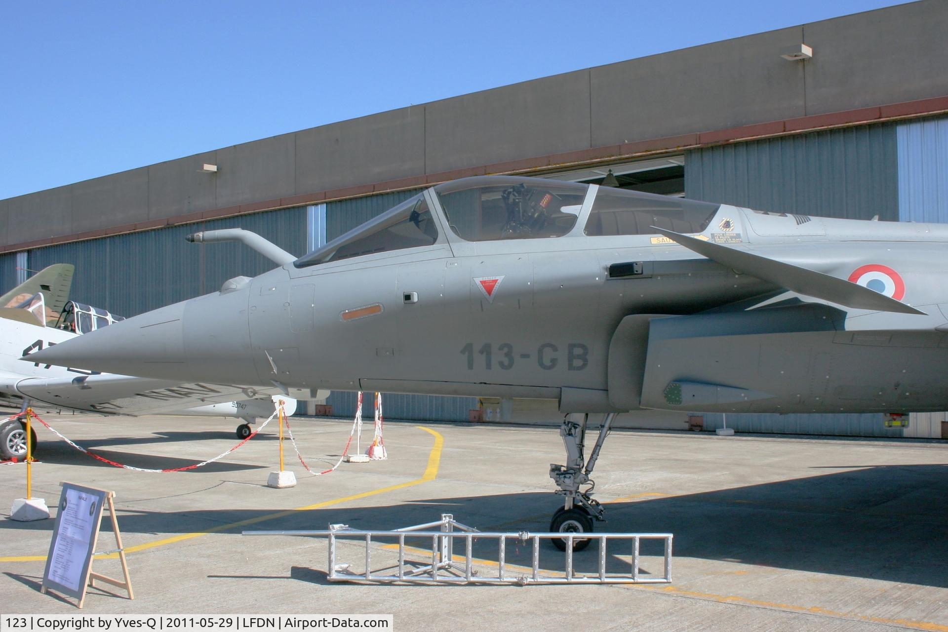 123, 2010 Dassault Rafale C C/N 123, Dassault Rafale C (113-GB), Static display, Rochefort-St Agnant AB 721 (LFDN-RCO) Open day 2011