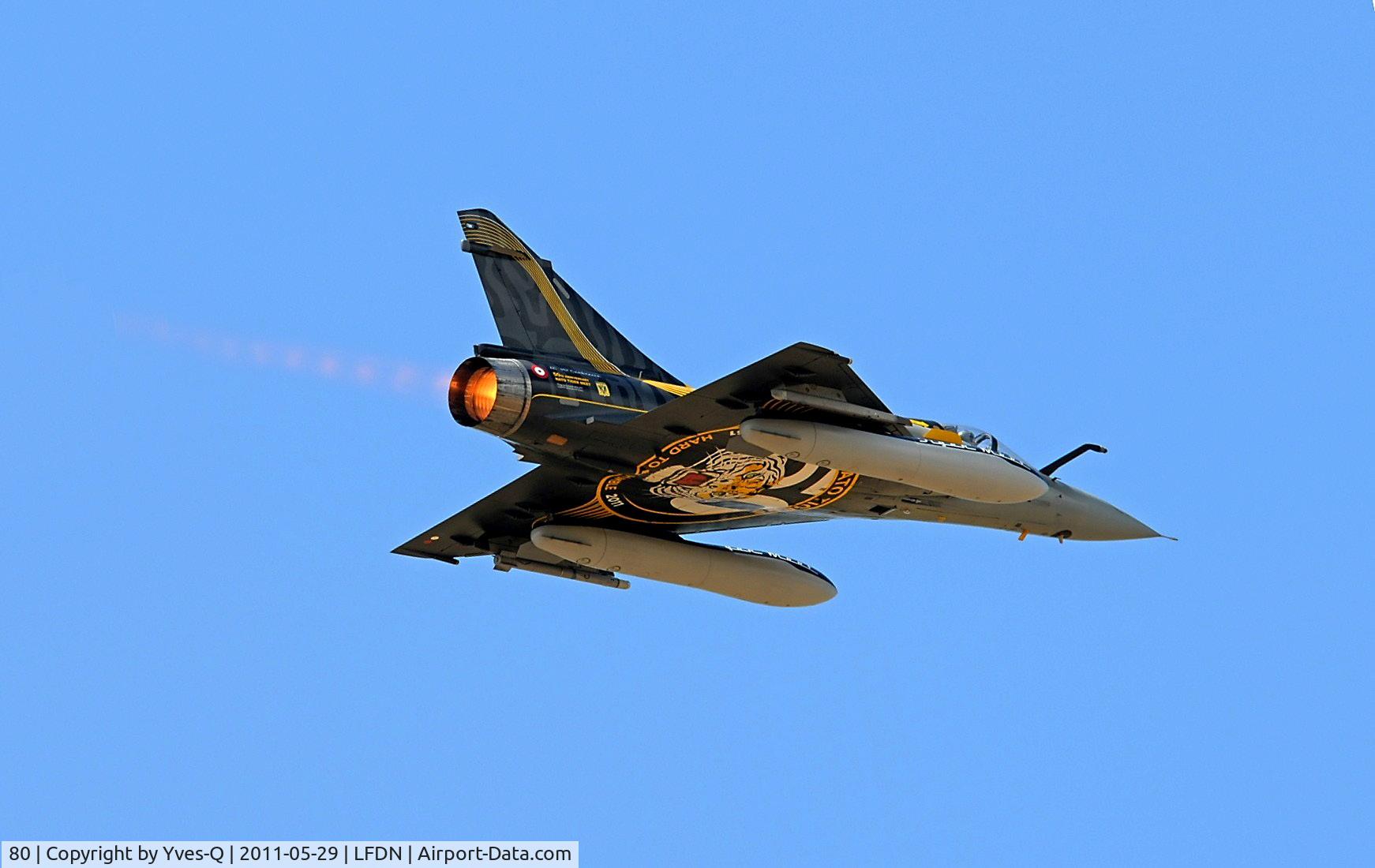 80, Dassault Mirage 2000C C/N 322, Dassault Mirage 2000C, Solo display, Rochefort St Agnant AFB (LFDN RCO) open day 2011