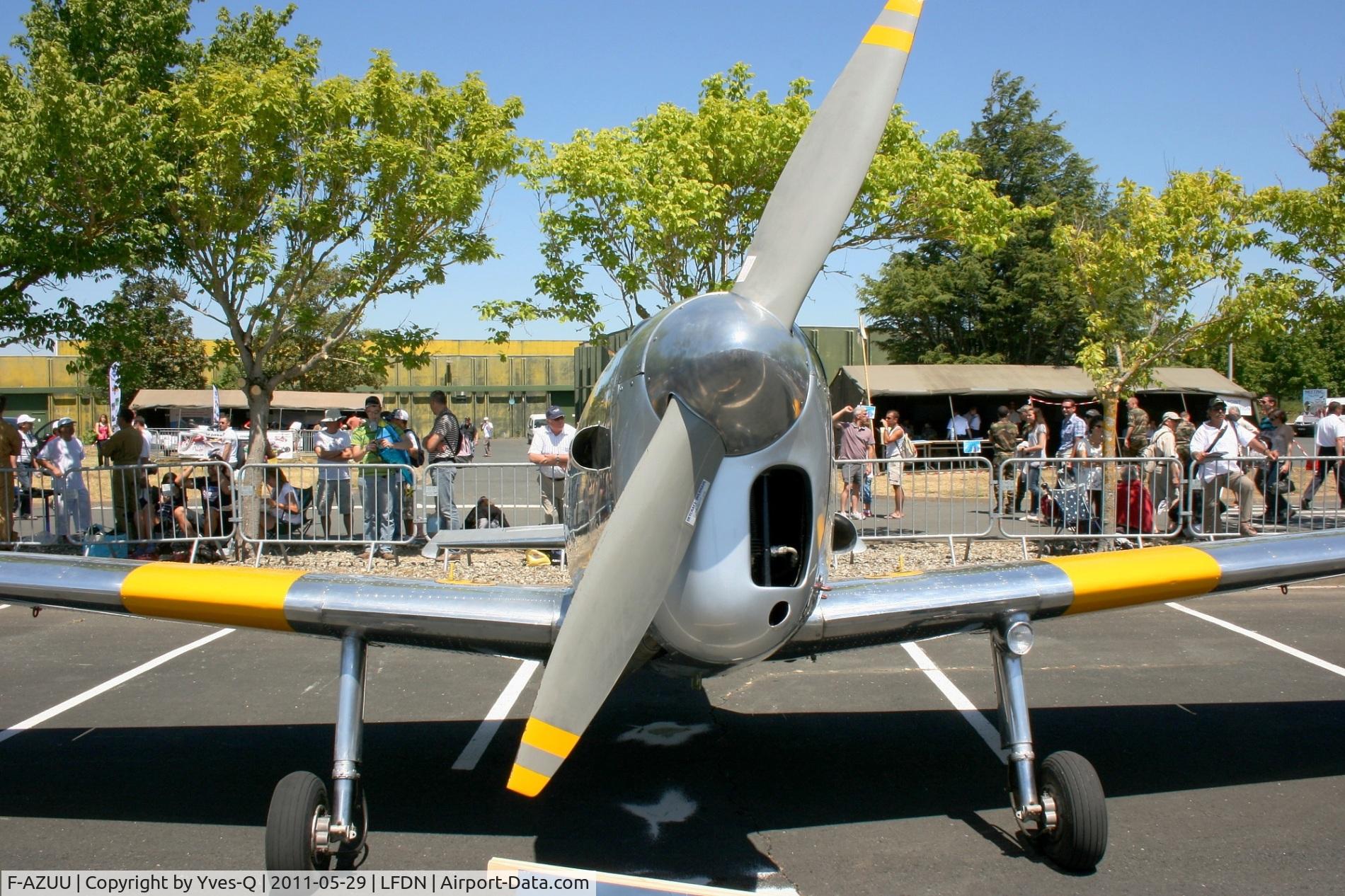 F-AZUU, 1952 De Havilland DHC-1 Chipmunk T.10 C/N C1/0736, De Havilland DHC-1 Chipmunk 22, Static display, Rochefort-St Agnant Air Base 721 (LFDN-RCO) Open day 2011