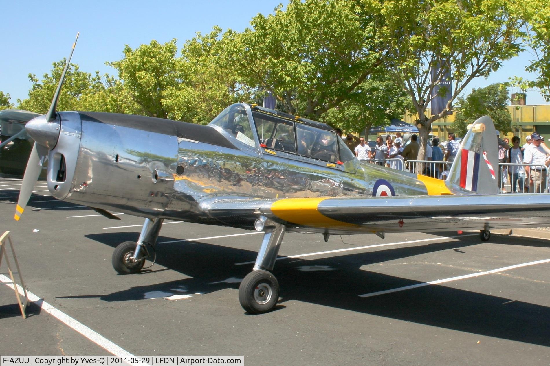 F-AZUU, 1952 De Havilland DHC-1 Chipmunk T.10 C/N C1/0736, De Havilland DHC-1 Chipmunk 22, Static display, Rochefort-St Agnant Air Base 721 (LFDN-RCO) Open day 2011