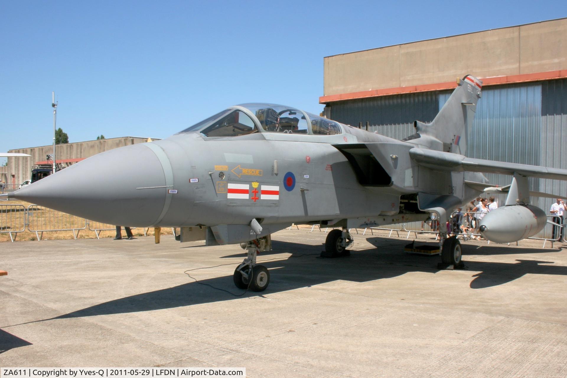 ZA611, 1982 Panavia Tornado GR.4 C/N 148/BS048/3075, Royal Air Force Panavia Tornado GR4, Static display, Rochefort-St Agnant AFB (LFDN-RCO) Open day 2011