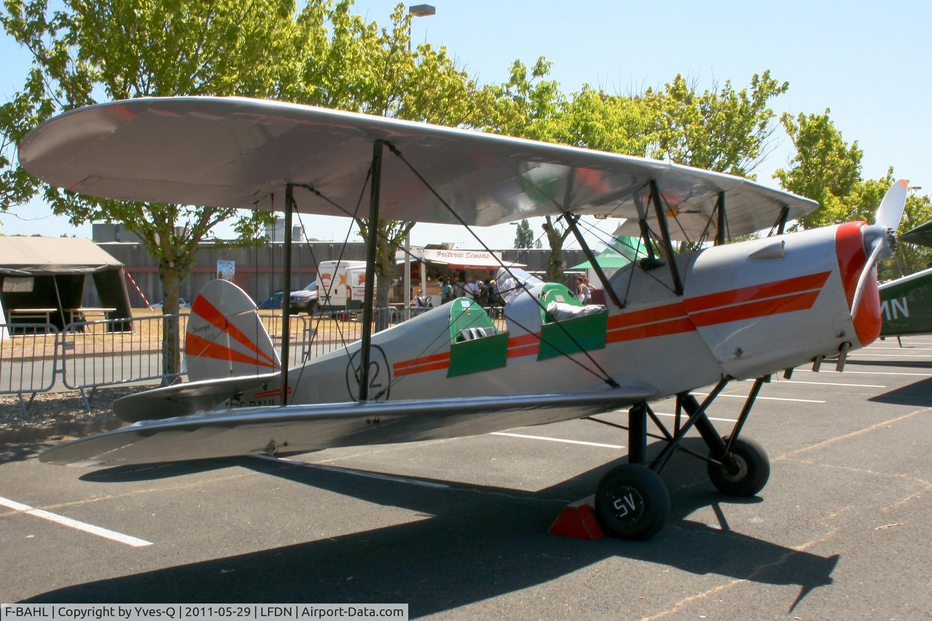 F-BAHL, Stampe-Vertongen SV-4C C/N 1124, Stampe-Vertongen SV-4C , Rochefort-St Agnant AB 721 (LFDN-RCO) Open day 2011