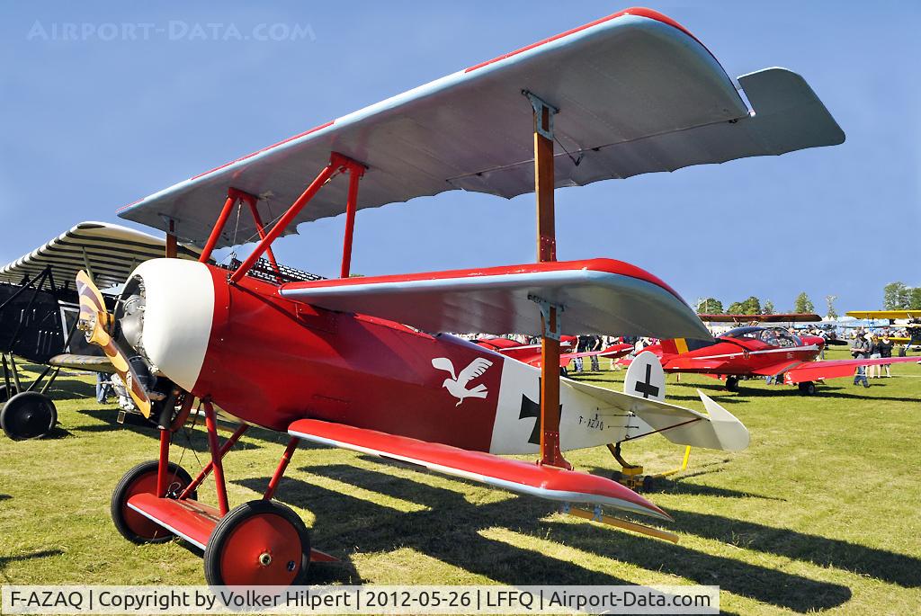 F-AZAQ, Fokker Dr.1 Triplane Replica C/N 01, at lffq