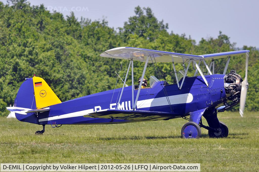 D-EMIL, 1938 Focke-Wulf Fw-44J Stieglitz C/N 114, at lffq