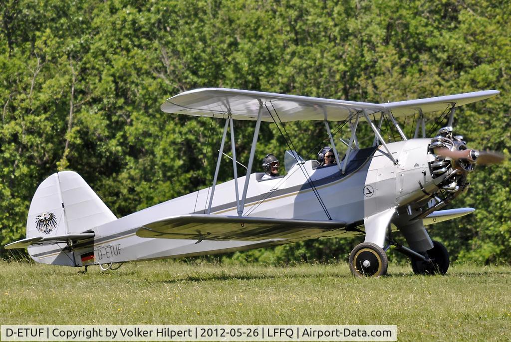 D-ETUF, 1936 Focke-Wulf Fw-44J Stieglitz C/N 168, at lffq