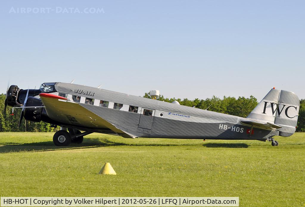 HB-HOT, 1939 Junkers Ju-52/3m g4e C/N 6595, at lffq
