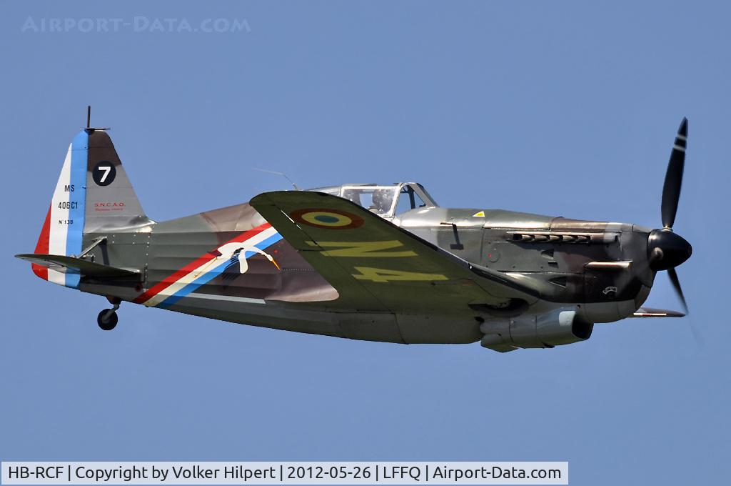 HB-RCF, 1942 Morane-Saulnier D-3801 (MS-412) C/N 194, at lffq