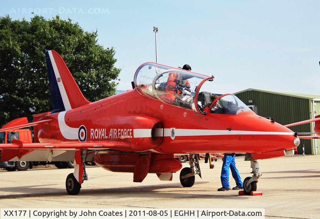 XX177, 1977 Hawker Siddeley Hawk T.1 C/N 024/312024, Just returned from display