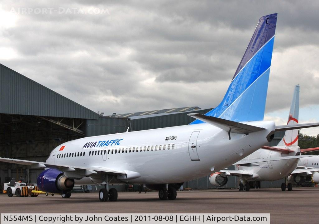 N554MS, 1990 Boeing 737-3Y0 C/N 24681, Exits paintshop after respray