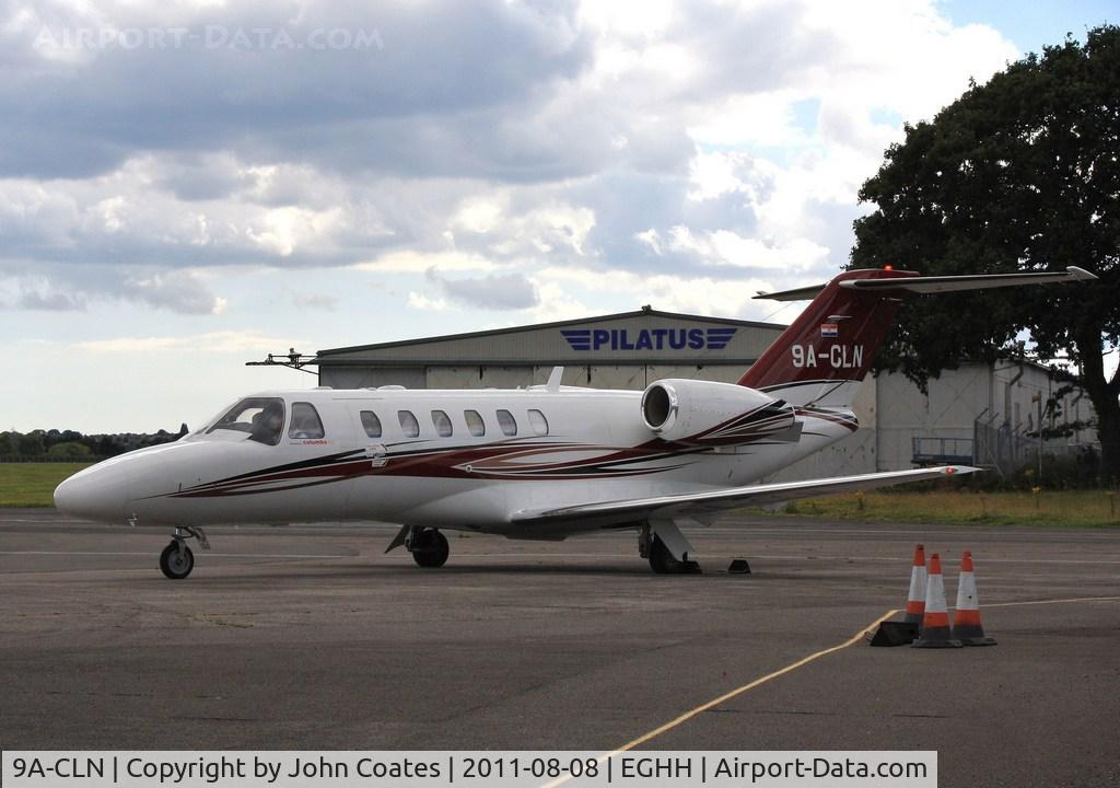 9A-CLN, 2008 Cessna 525A CitationJet CJ2+ C/N 525A-0434, About to depart signatures
