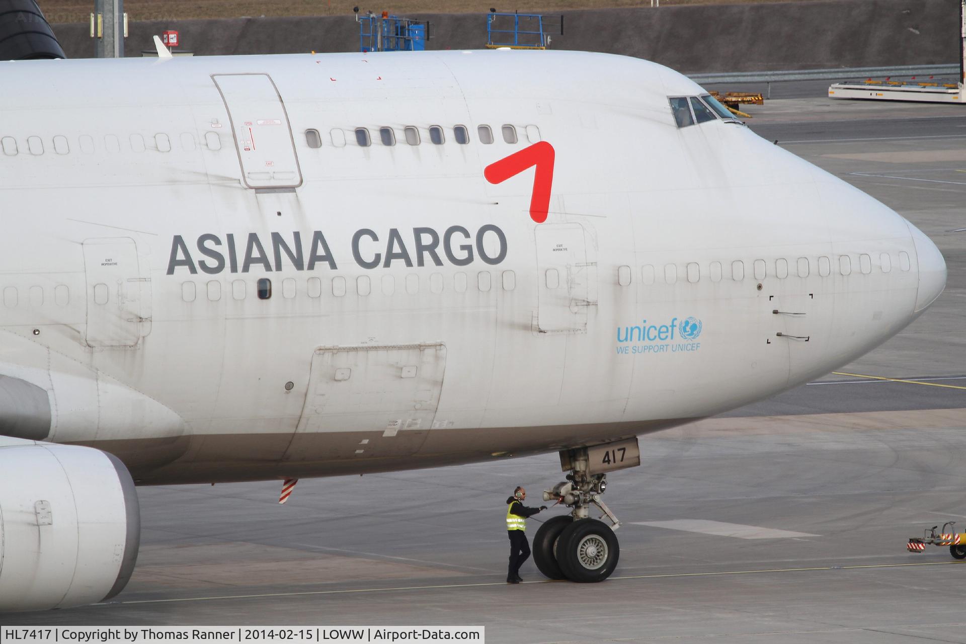 HL7417, 1993 Boeing 747-48EM(BDSF) C/N 25779, Asiana B747