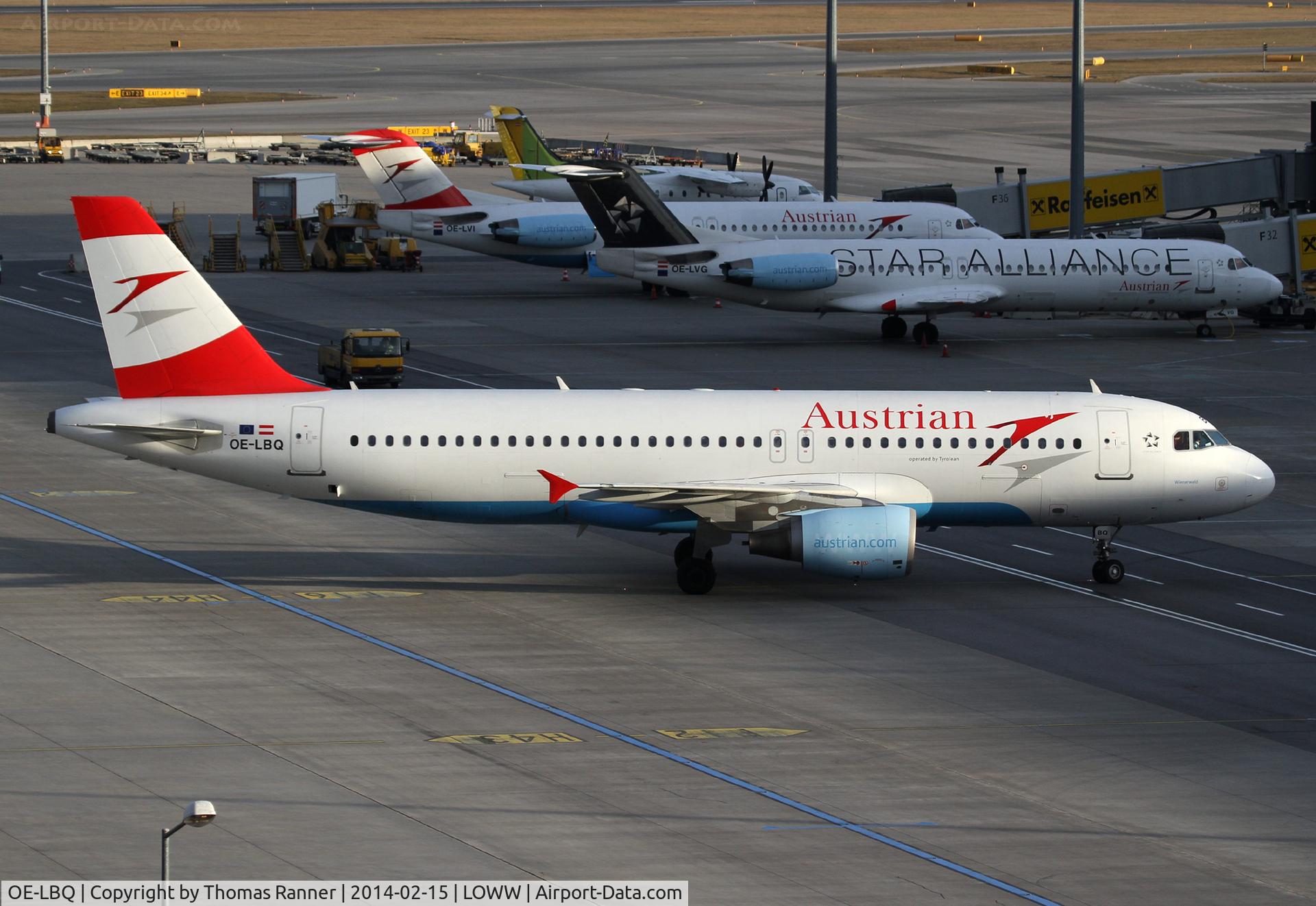 OE-LBQ, 1999 Airbus A320-214 C/N 1137, Austrian A320