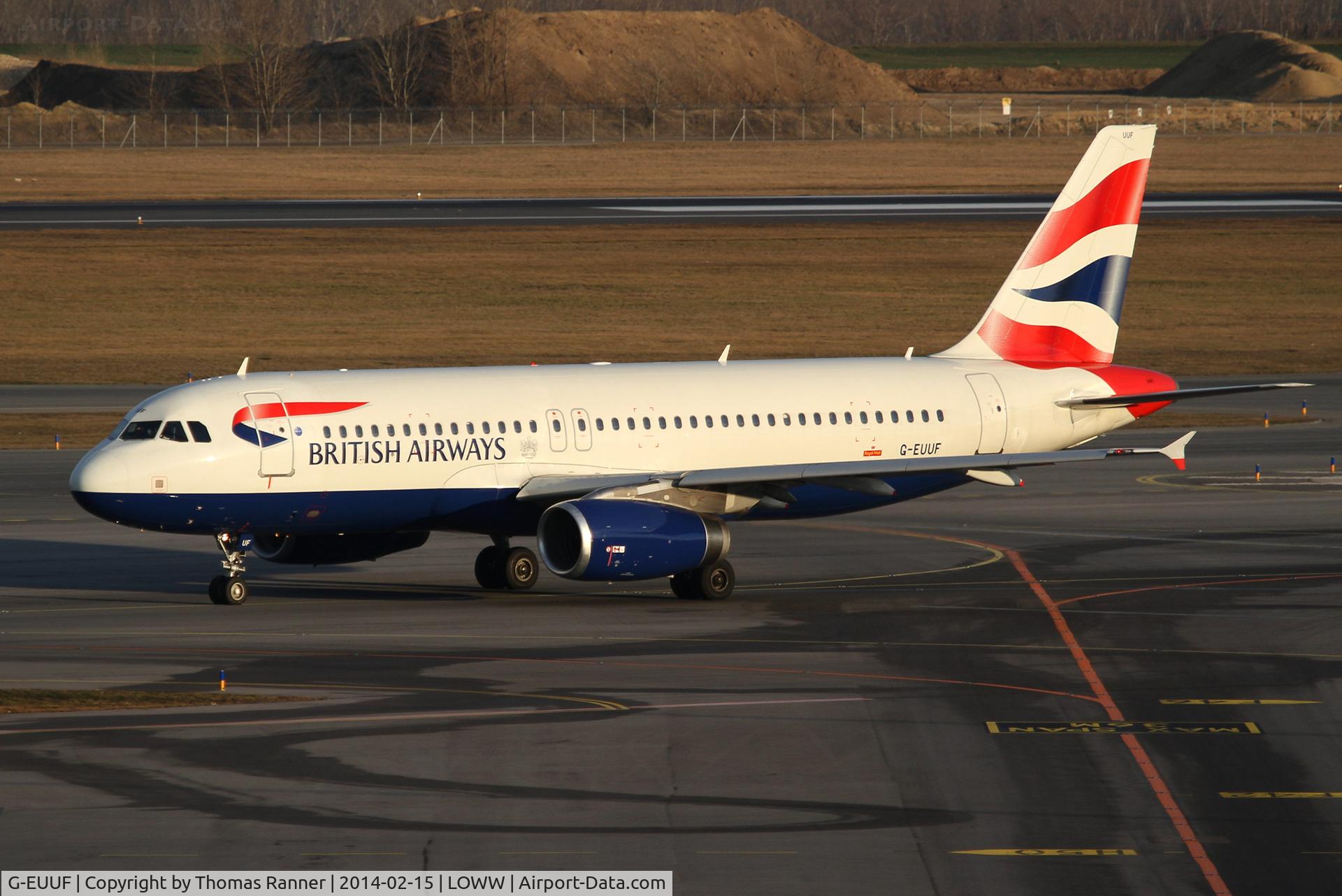 G-EUUF, 2002 Airbus A320-232 C/N 1814, British A320