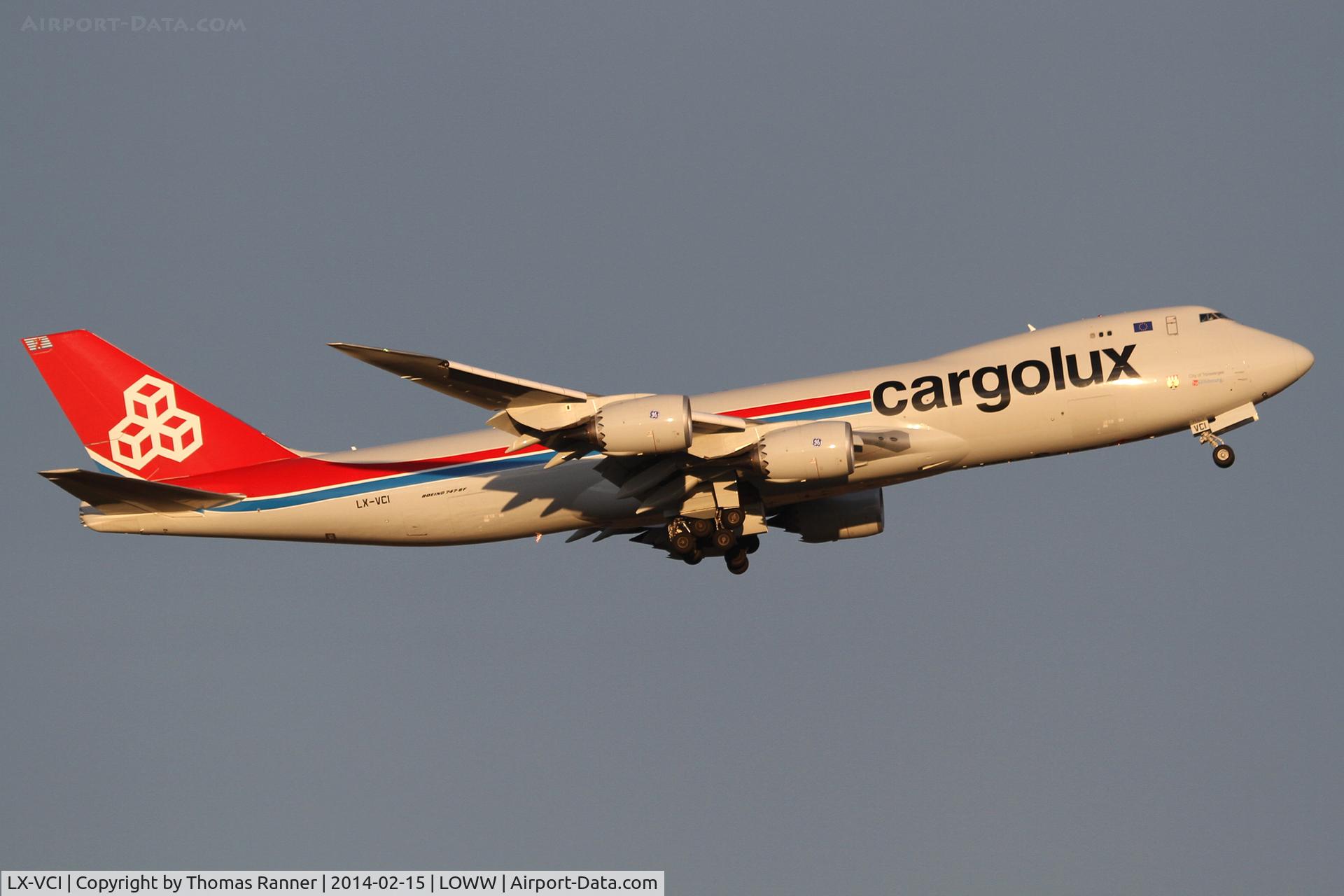 LX-VCI, 2013 Boeing 747-8R7F C/N 35822, Cargolux B747