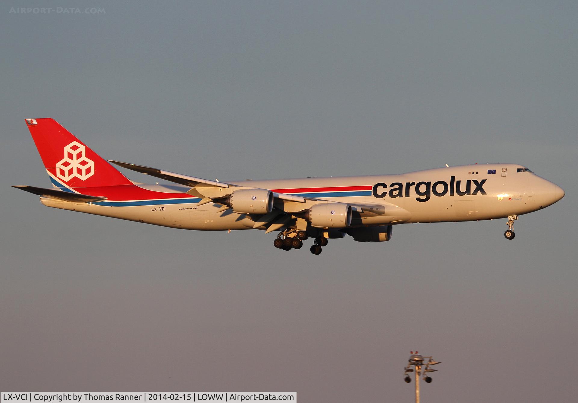 LX-VCI, 2013 Boeing 747-8R7F C/N 35822, Cargolux B747