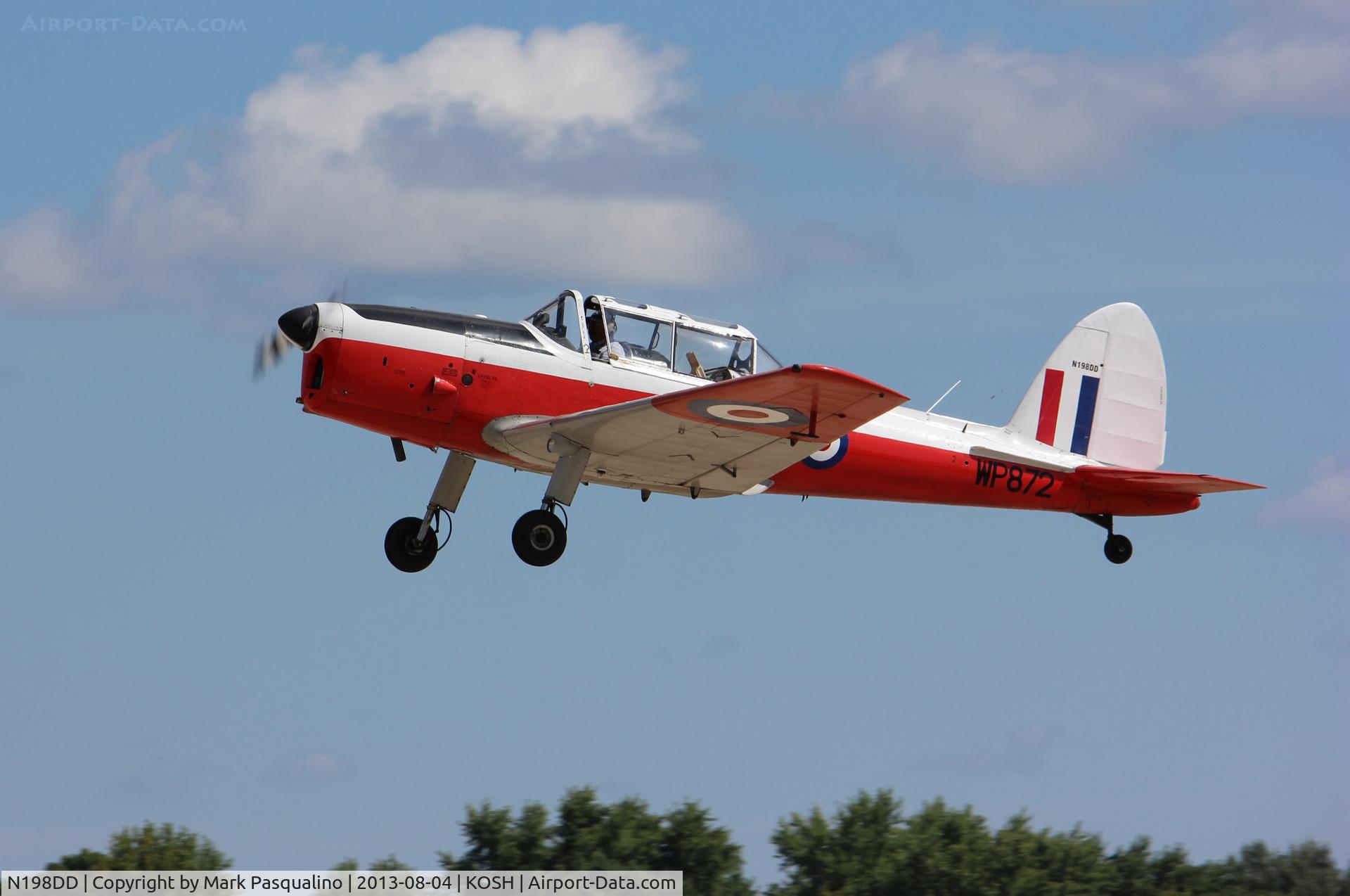 N198DD, 1952 De Havilland DHC-1 Chipmunk T.10 C/N DH8660, de Havilland Chipmunk T.10