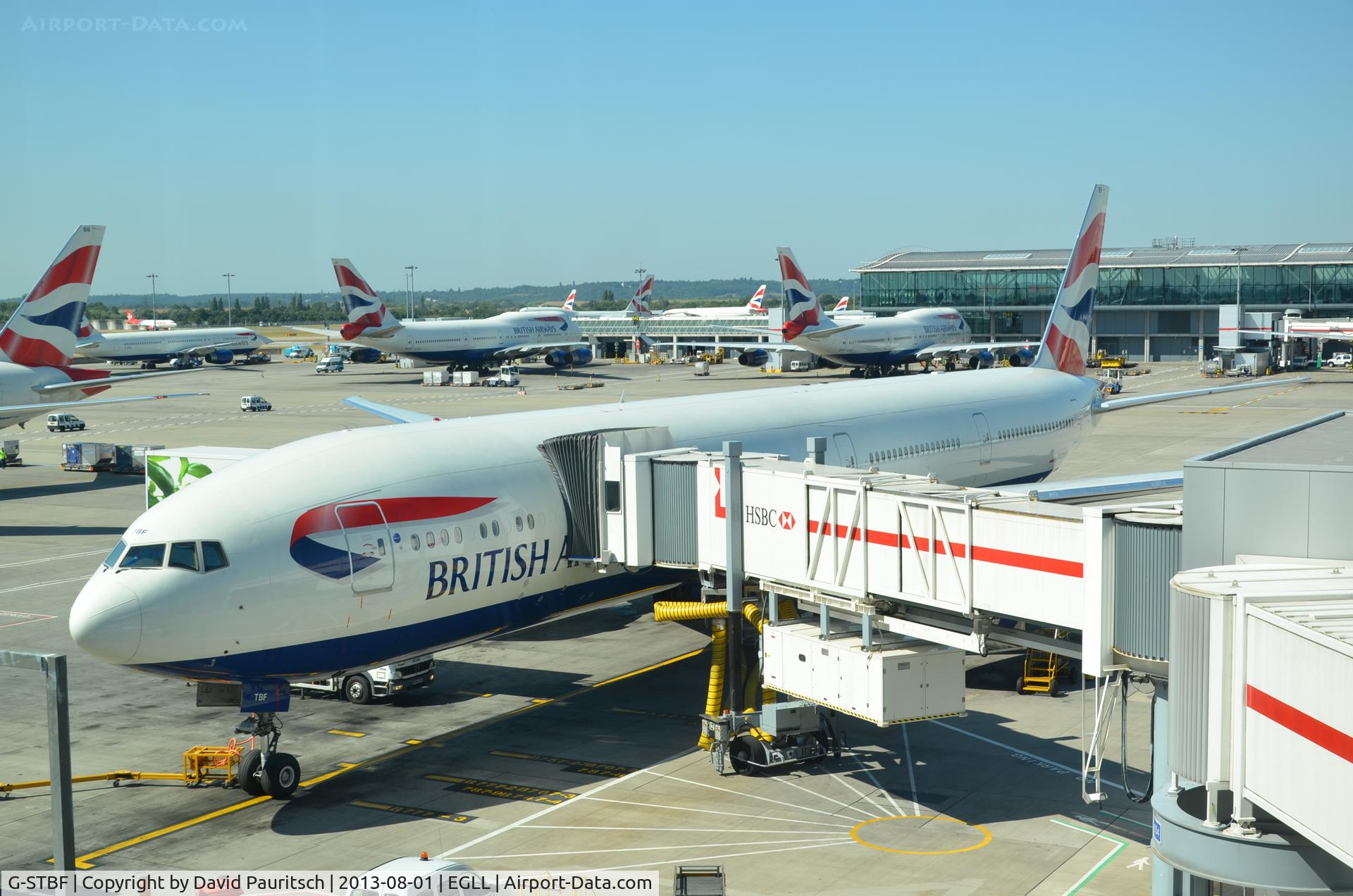 G-STBF, 2012 Boeing 777-336/ER C/N 40543, Waiting to depart to New York JFK.