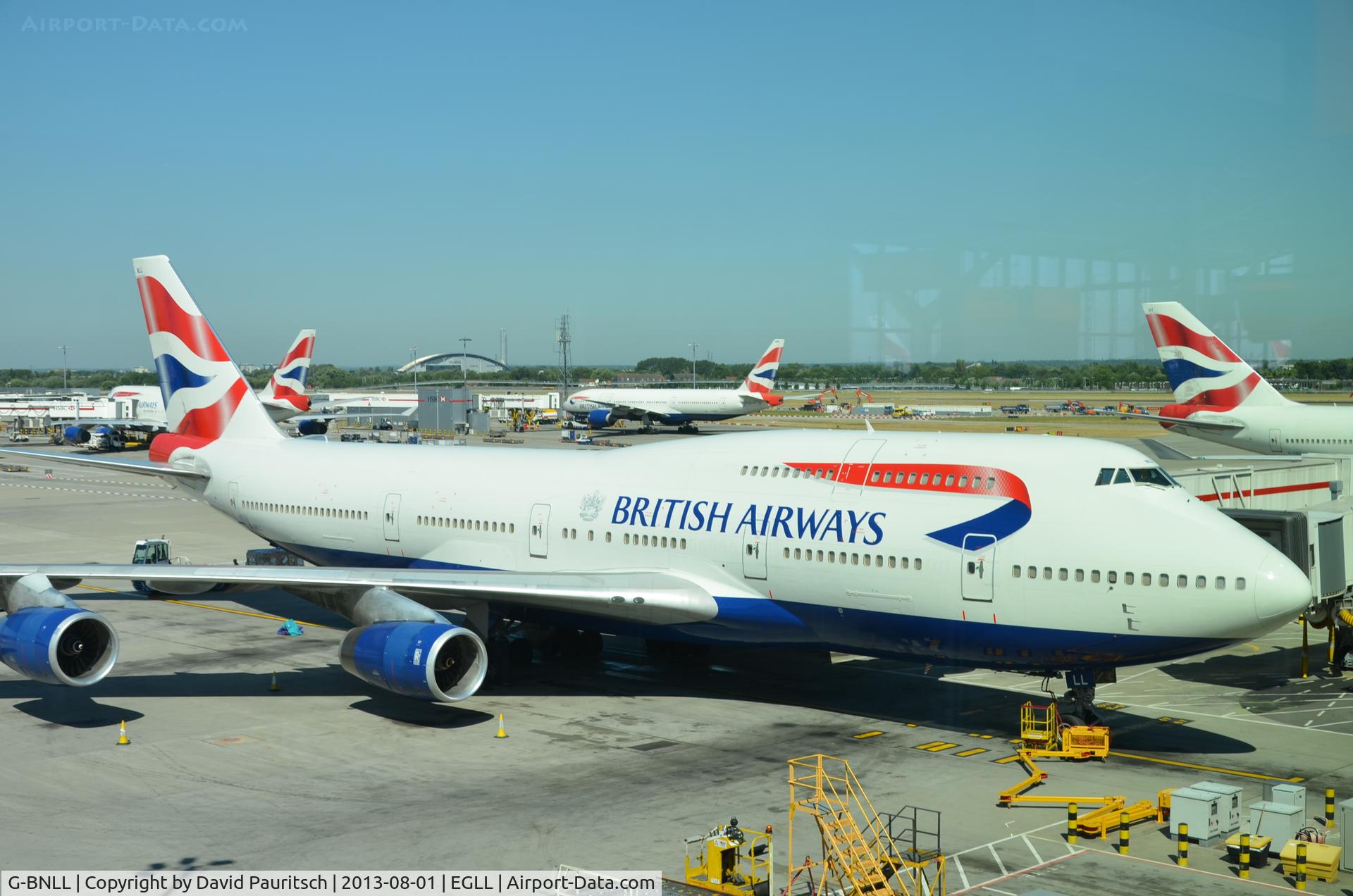 G-BNLL, 1990 Boeing 747-436 C/N 24054, Waiting to depart to Los Angeles...